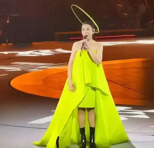 53岁刘若英开演唱会,造型夸张让人难以接受,文艺女神一去不复返_音乐