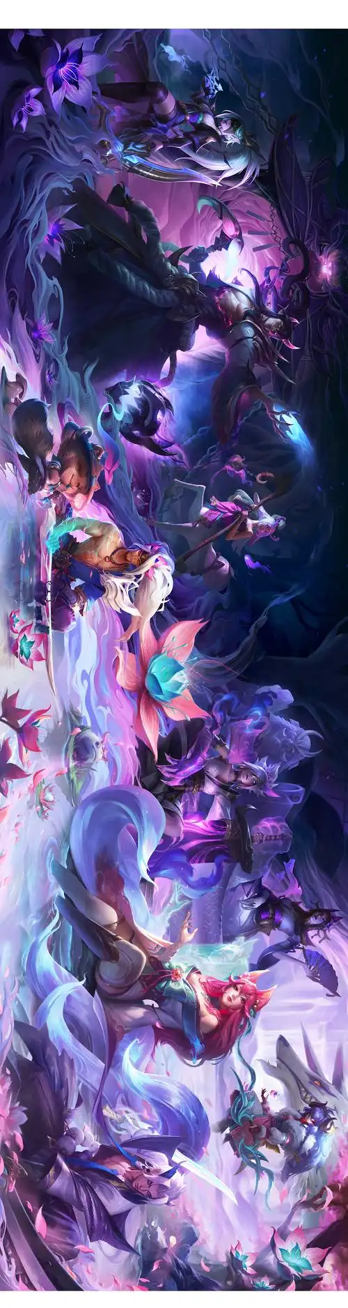 《英雄联盟》绽灵节-灵魂莲华创意视觉|平面|海报|lhc鲸智 - 原创作品