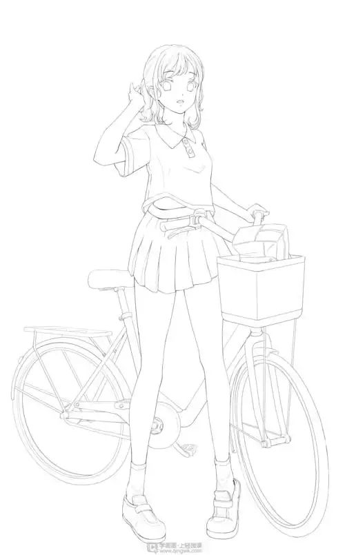 人物构图练习动漫插画构图提升训练