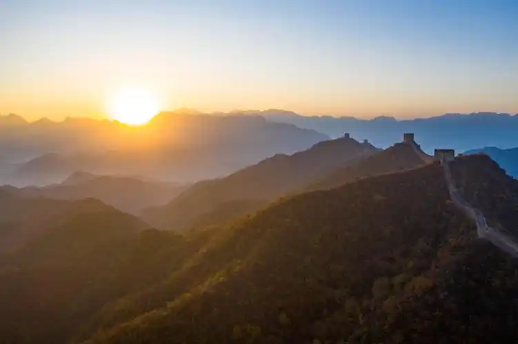 金山岭长城日出
