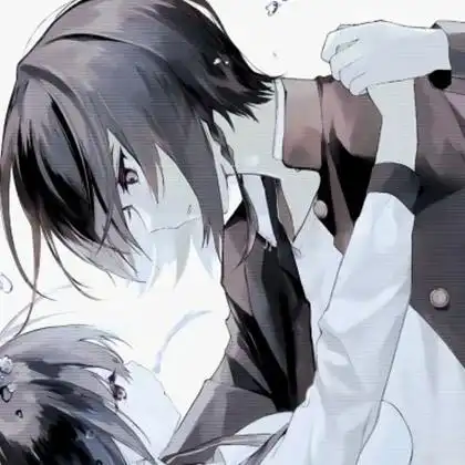 抑郁头像伤感动漫情侣 孤独的高清头像情侣冷酷伤感动漫图片_情侣动漫