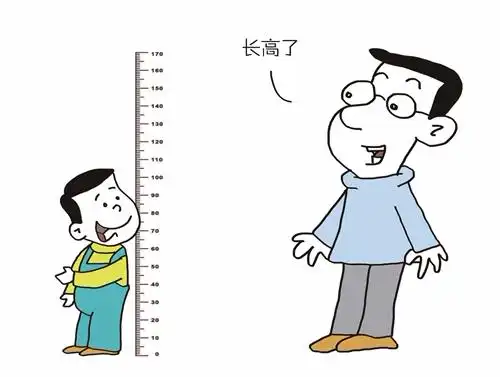 个子长高了简笔画