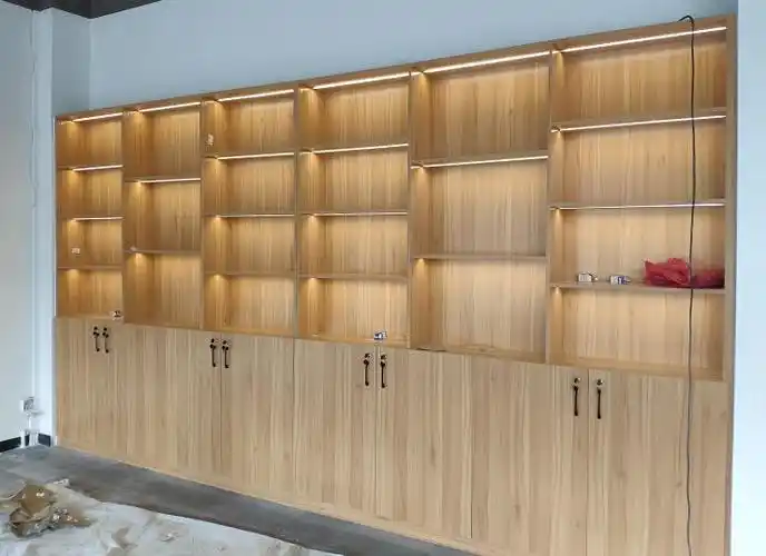 江门办公文件柜定制厂家公司文件柜展厅展示柜板式办公柜定制