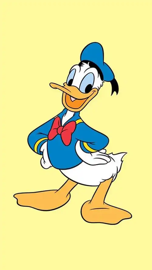 精致可爱唐老鸭卡通手机壁纸
