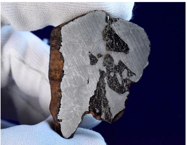 发几张图片给大家看看agoudal铁陨石切面