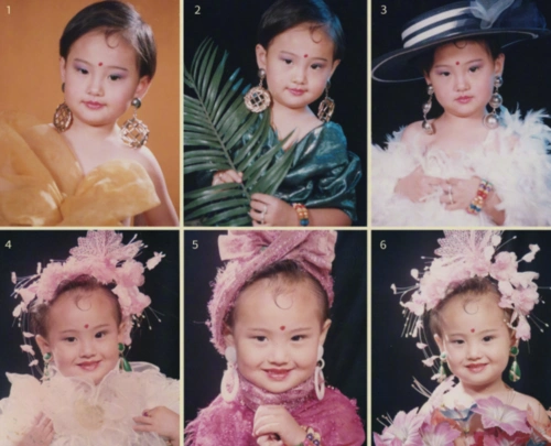 郑爽更博喊话不再迷茫却谁留意到她的童年照差点没认出来