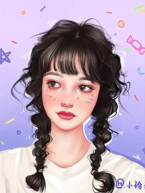 来自小红书插画师小玲玲