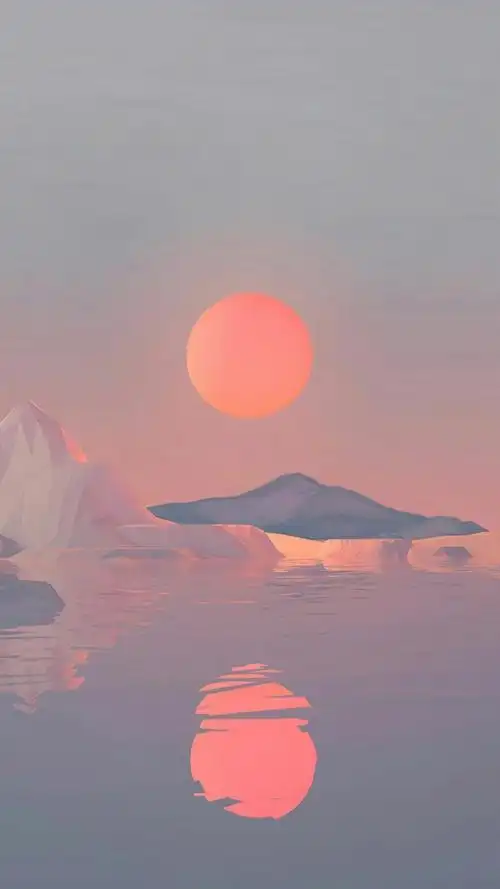 求高清风景壁纸要那种落日余晖的竖屏的