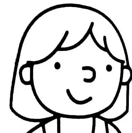 妈妈开心的笑脸简笔画