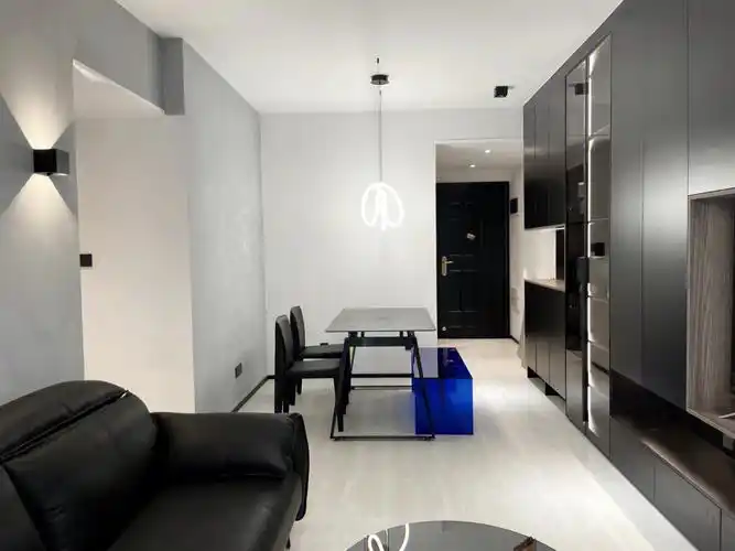 装修完工实拍真正的黑白灰风应该是这样的