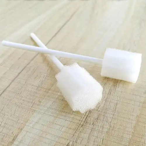 绿星一次性海绵棒漱口棒术后产后清理口腔护理棒老人洗牙棒10支