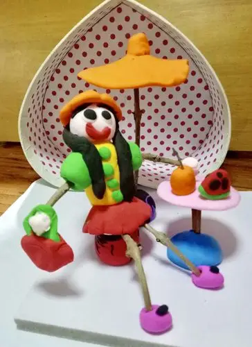 《彩泥连连看》优秀作品欣赏