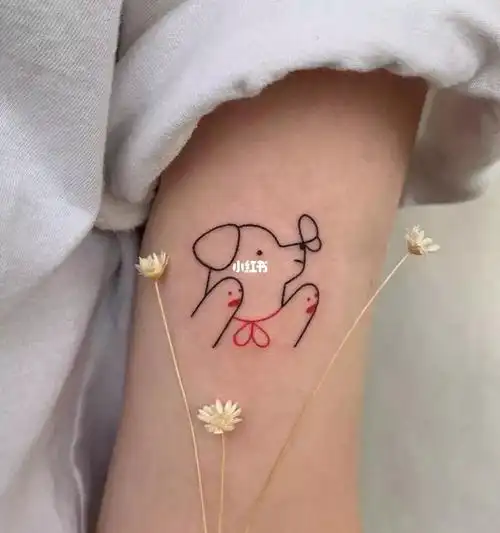 小清新简笔画纹身图案