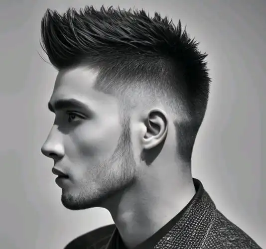 2024尝试时尚男士发型的不二选择圆寸头飞机头分头发型