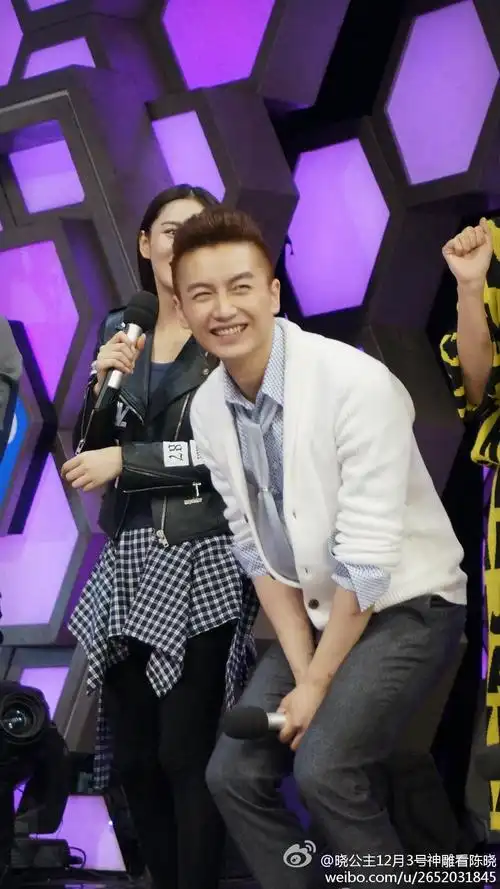 2014活动快乐大本营神雕侠侣剧组 陈晓饰演杨过 cr.我世界里的陈晓