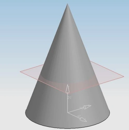 圆锥是什么样子的画出来.