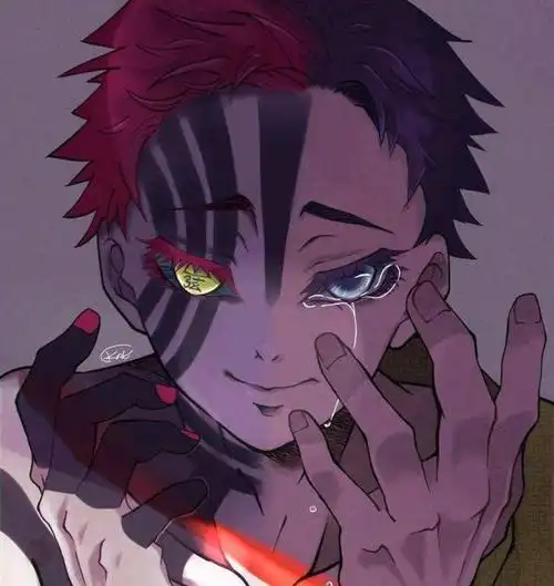 猗窝座名为狛治,狛治这个名字,象征着神社门前的