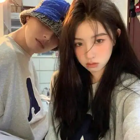 情侣头像ins高级质感单个不明显