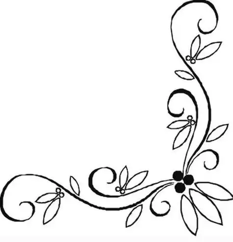 100种边框简笔画100种边框简笔画花边