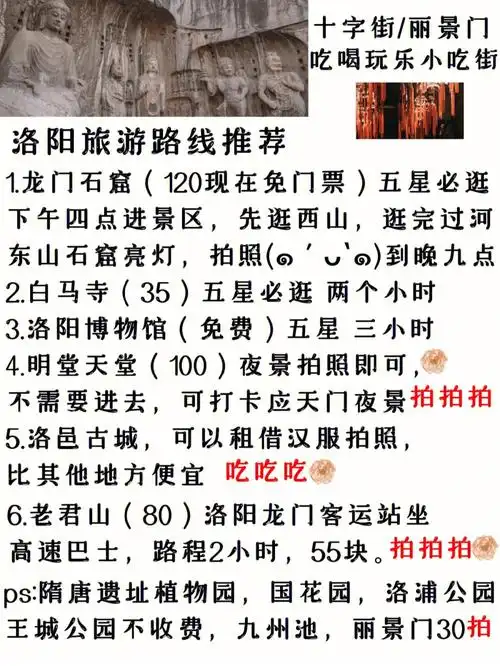 旅游篇1洛阳旅游攻略洛阳旅行