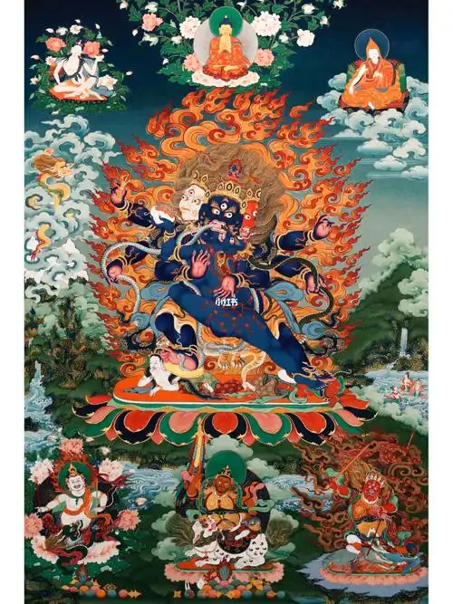 三面六臂大轮金刚