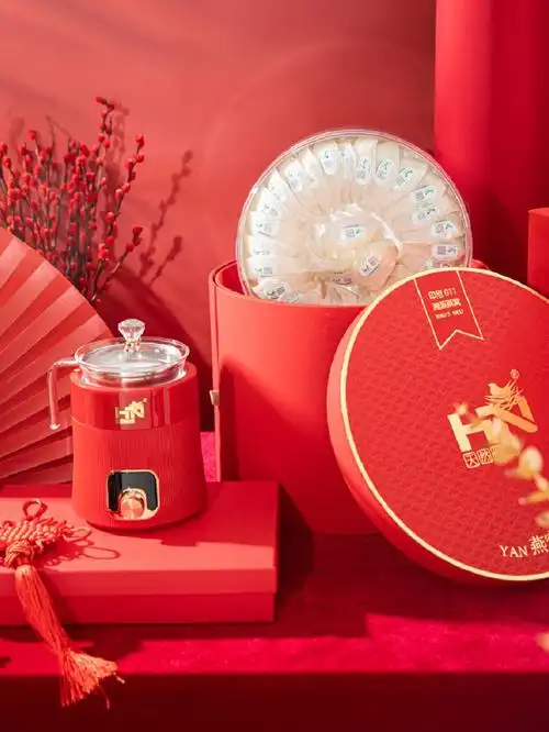 高定版双层新年燕窝礼盒让诚意更加饱满