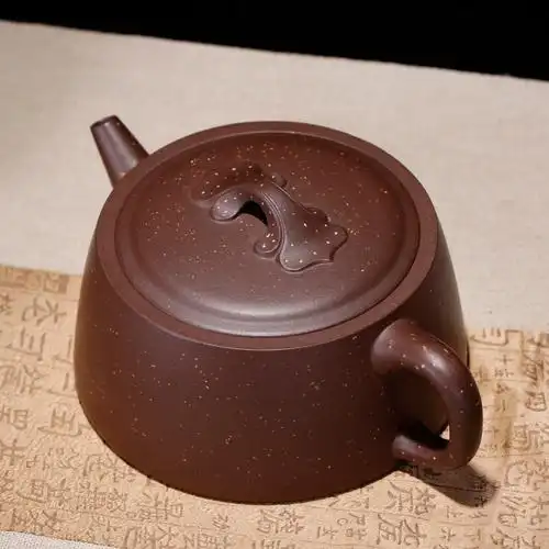 如意小明素壶紫砂精品宜兴手工全纯井栏周小明茶壶