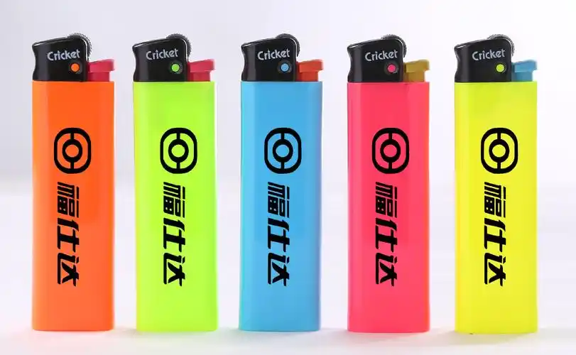 进口cricket草蜢荧光砂轮打火机广告打火机定制印刷尼龙防爆机身