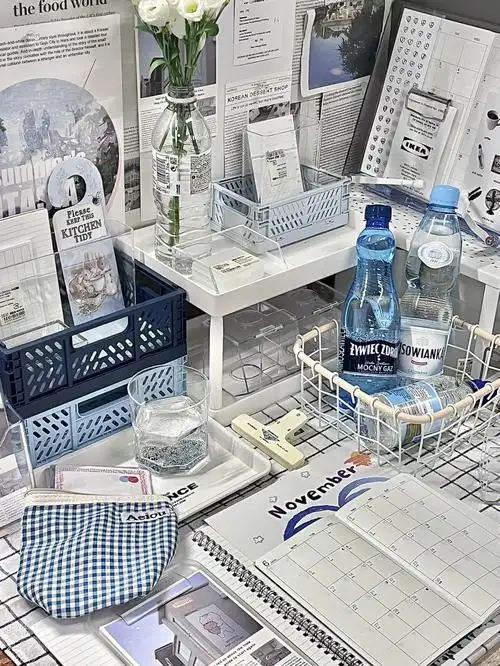 韩系ins风书桌布置🫧