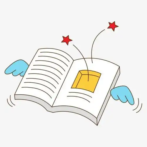 图书的简笔画卡通画