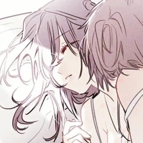 情侣头像动漫接吻一男一女