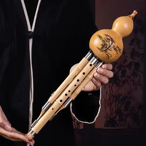 九孔儿童成人调降葫芦云南9孔楠竹演奏型专业葫芦丝