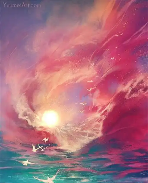 唯美梦幻的星空插画图片,关于星空插画壁纸大全