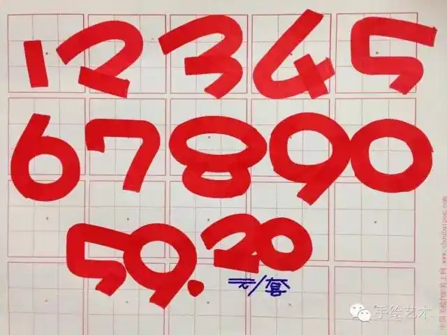 手绘pop字体海报的价格数字应该这样写有亲和力哦