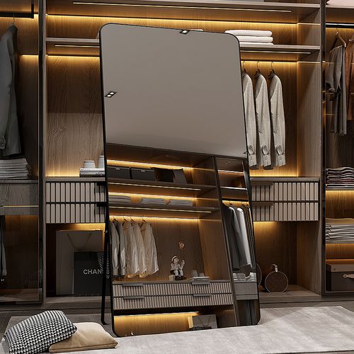 全身穿衣镜子家用试衣落地轻奢衣帽间入户门口装饰网红化妆立式大