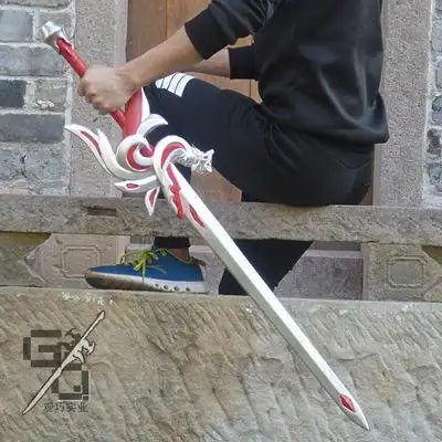 王者送荣耀玩具刀李白青莲剑仙凤求凰 cos道具刀剑武器模型大号