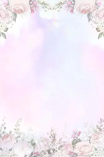 唯美水彩花卉h5背景 清新 文艺 花卉 水彩 h5 粉色 小清新 简约