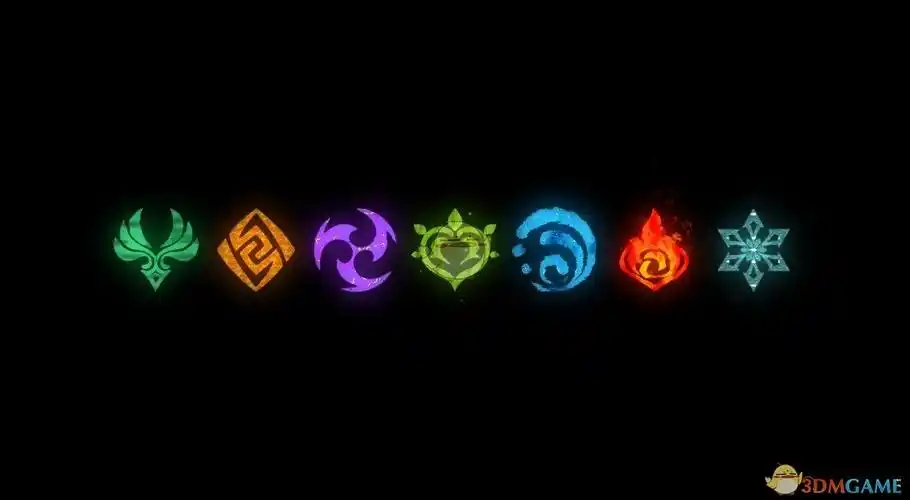 wallpaperengine原神七元素标志动态壁纸