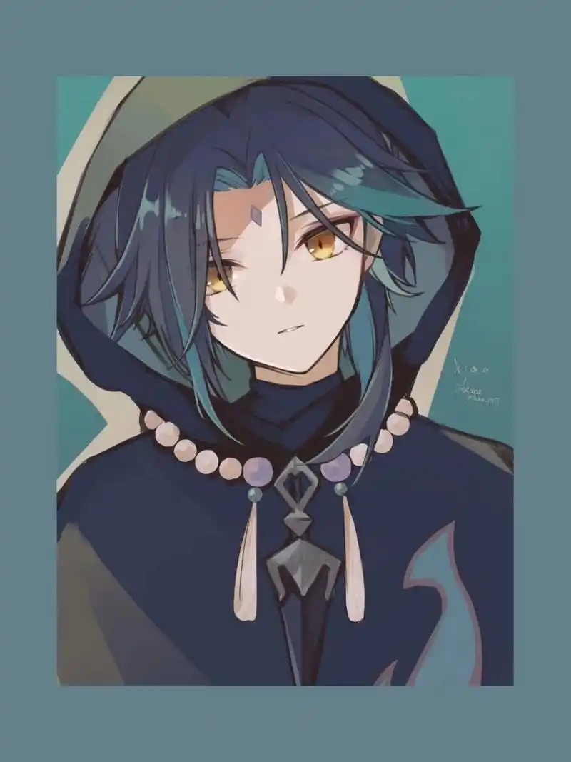 【原神】魈-魈宝贝好看的头像 最后一张真的可爱死 是可以用来做头像