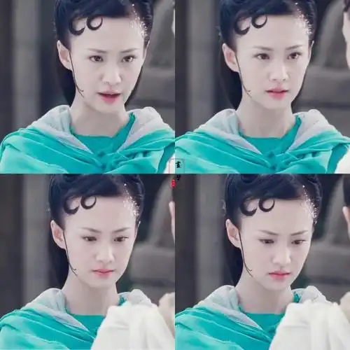 画壁牡丹扮演者如画里走出来的牡丹小仙女