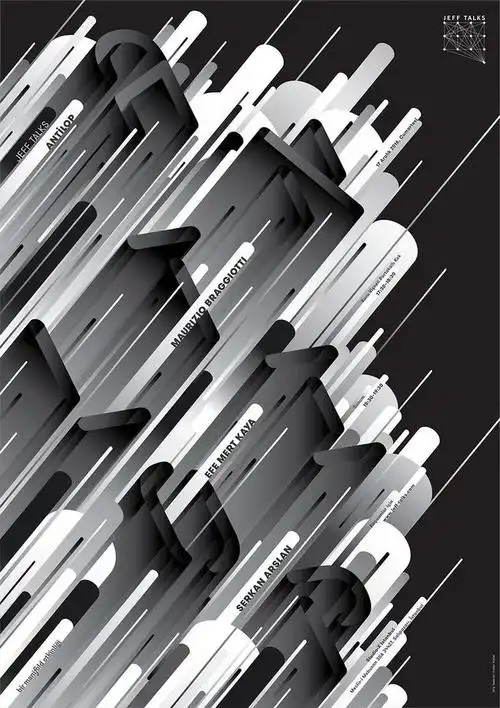 来自设计师ermanyilmaz的创意文字海报设计脑洞大开