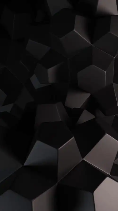 iphone壁纸black黑色立体3d