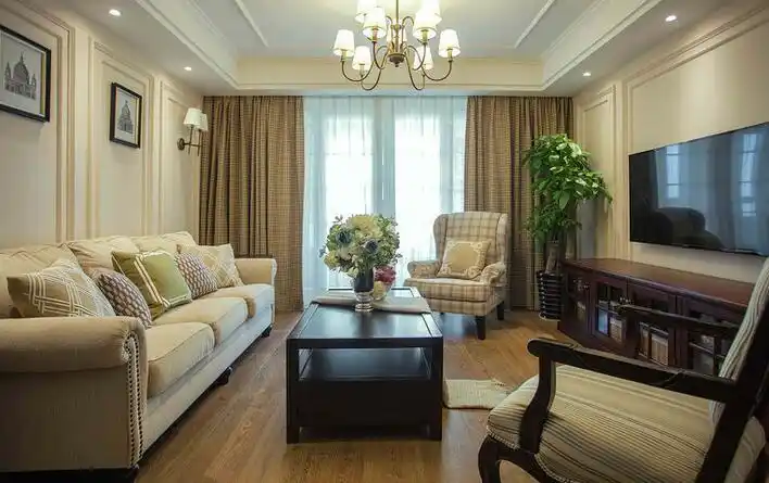 星岛假日美式风格装修效果图