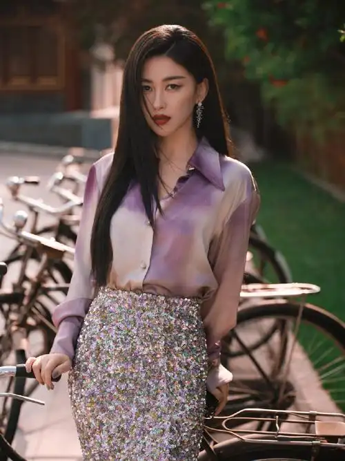 朱珠和高珠适配度##朱珠流光缤纷大片