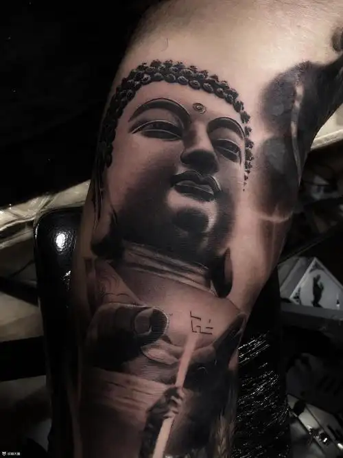 佛祖_纹身图案手稿图片_天道的纹身作品集