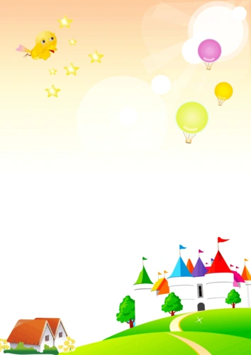 设计/艺术 幼儿园小朋友小学生成长档案 成长记录册纪念册 word模板32