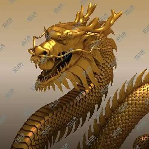 中国龙2-3d打印模型下载-3d工场 3dworks.cn