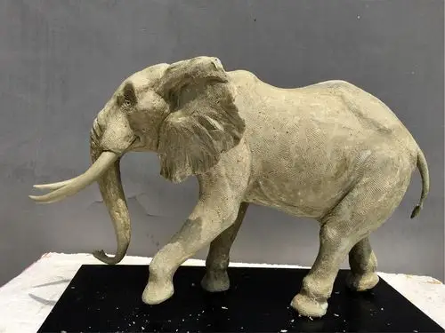 非洲象的制作过程