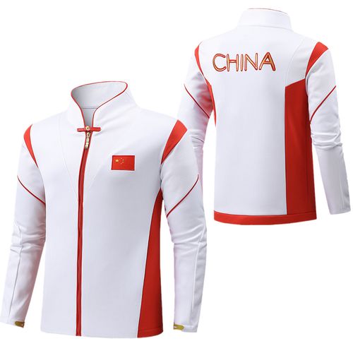 中国队春秋套装运动会出场服china男女运动员体育生团体训练队服