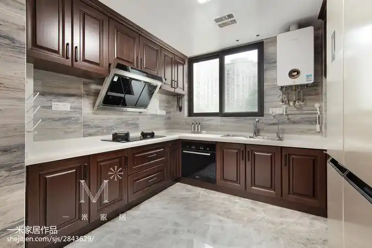 厨房新中式装修效果图